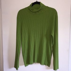Green Cato turtleneck long sleeve 22/24W